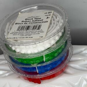 4 rolls Building Block strips 36” each